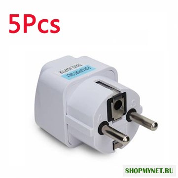 5шт Универсальный AU US Великобритания в ЕС Европа Plug AC 250V Power Travel Adapter