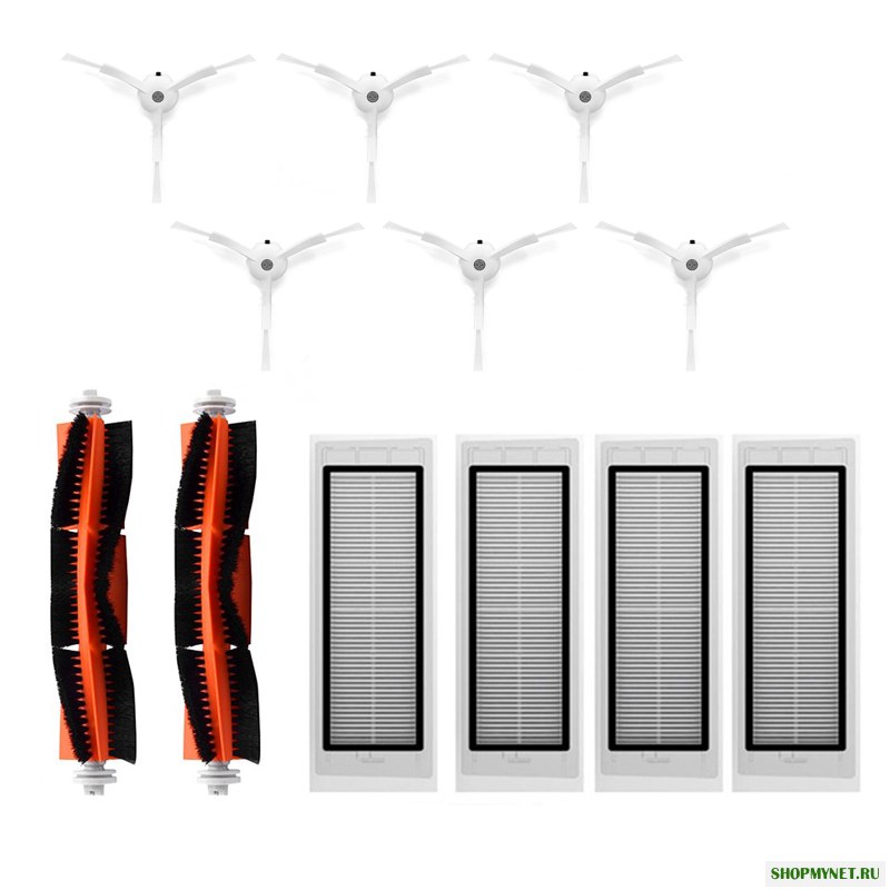 6шт боковая щетка 4шт HEPA фильтр 2шт основная щетка Подходит для робота Xiaomi пылесос Roborock S50 Xiaomi Roborock Xiaomi Mi Робот Xiaowa