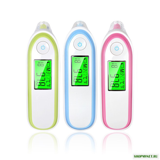 LCD Digital Infrared Baby Термометр Бесконтактный Уши & Лоб Лазер Температура тела Baby Для взрослых Медицинская Fever Термометр
