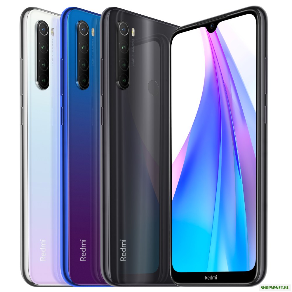 Xiaomi Redmi Note 8T Global Version 6,3-дюймовый NFC 48MP Quad Задняя камера 3 ГБ 32GB 4000 мАч Snapdragon 665 Octa core 4G Смартфон