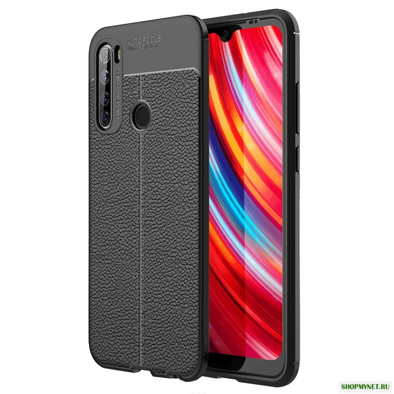 Bakeey Litchi Шаблон Ударопрочный PU Кожа ТПУ Soft Защитный Чехол для Xiaomi Redmi Note 8T
